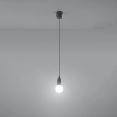 Suspension Tina, gris, 1 lumière