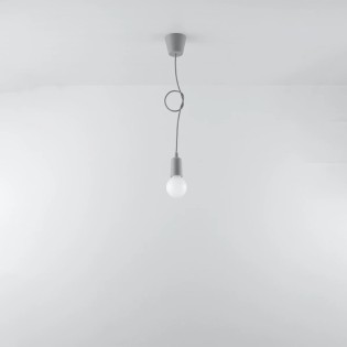 Suspension Tina, gris, 1 lumière
