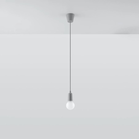 Suspension Tina, gris, 1 lumière