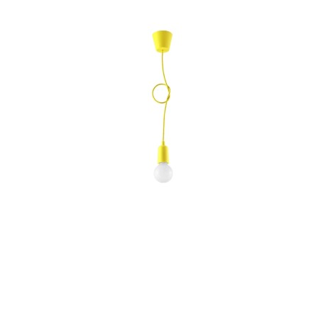 Suspension Tina, jaune, 1 lumière