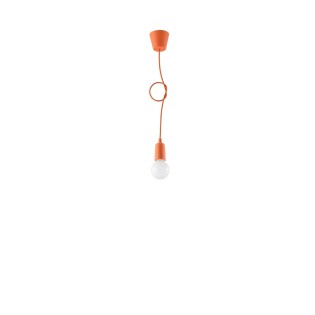 Suspension Tina, orange, 1 lumière