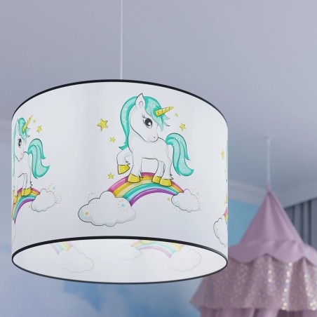 Suspension enfant Licorne 40, multicolore