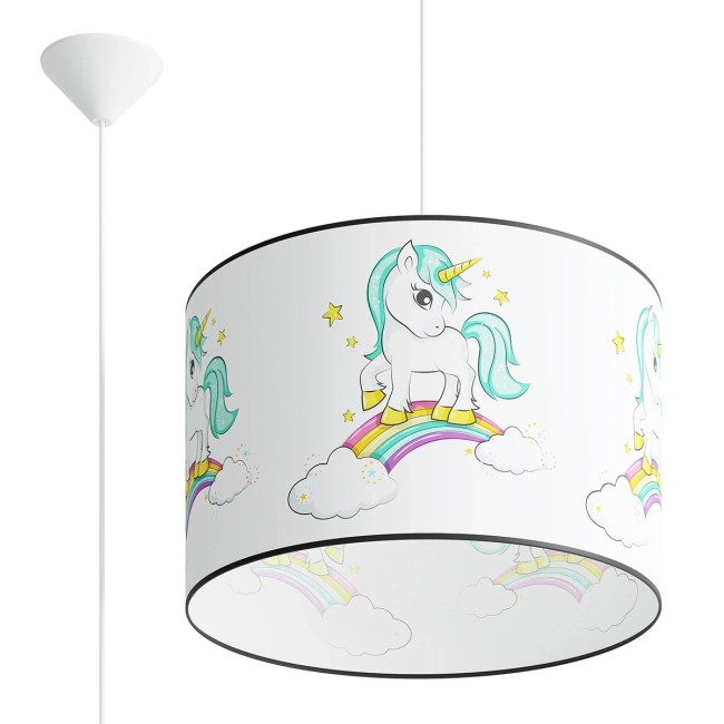 Suspension enfant Licorne 40, multicolore
