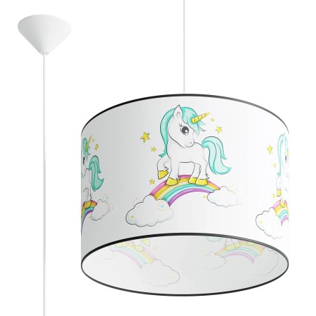 Suspension enfant Licorne 40, multicolore