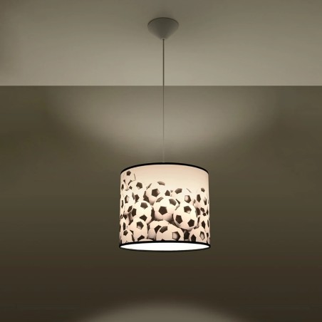 Suspension enfant Ballers 30, blanc/noir