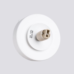 Applique murale Vaba blanche, 1 lumière