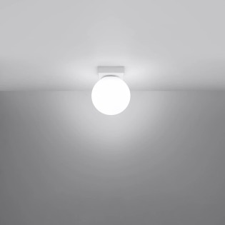 Spot en saillie Eaus blanc, 1 lumière
