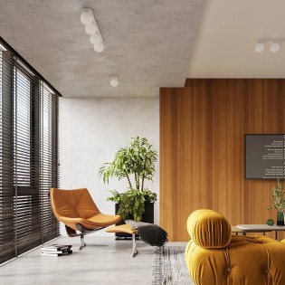 Spot en saillie Eaus blanc,...