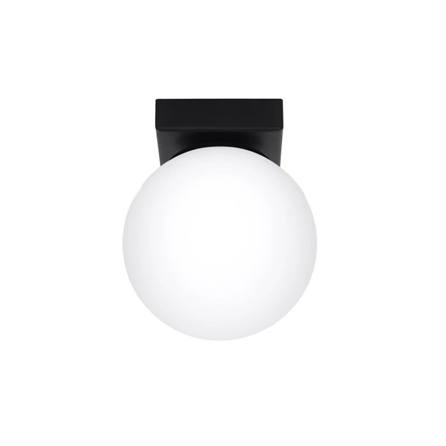 Spot en saillie Eaus noir, 1 lumière