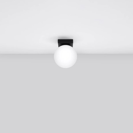 Spot en saillie Eaus noir, 1 lumière