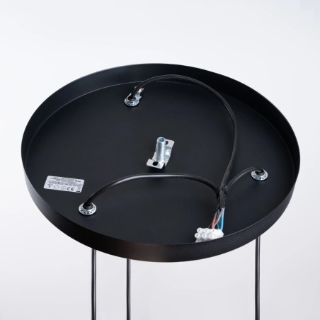 Suspension Rena, noir, 3 lumières