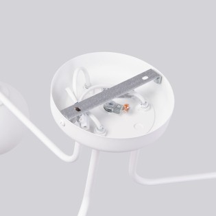 Suspension Cumo, blanc, 3 lumières