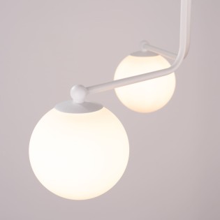 Suspension Cumo, blanc, 3 lumières