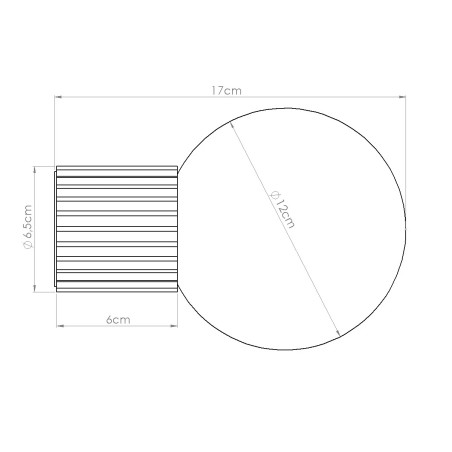 Applique murale Mido, blanc