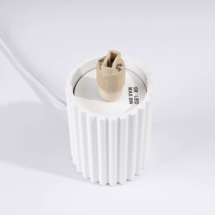 Lampe de table Mido, blanc