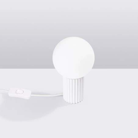 Lampe de table Mido, blanc