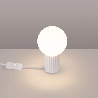 Lampe de table Mido, blanc