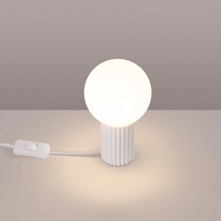 Lampe de table Mido, blanc