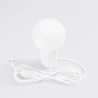 Lampe de table Mido, blanc