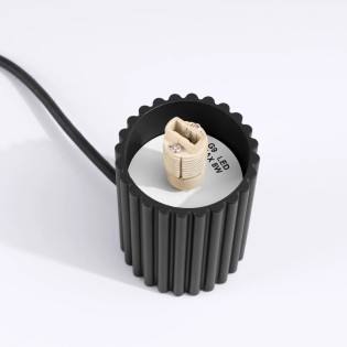 Lampe de table Mido, noir