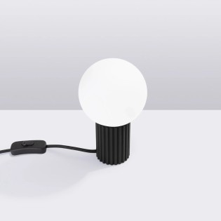 Lampe de table Mido, noir
