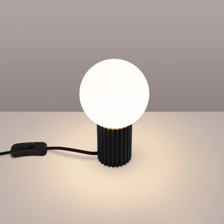 Lampe de table Mido, noir