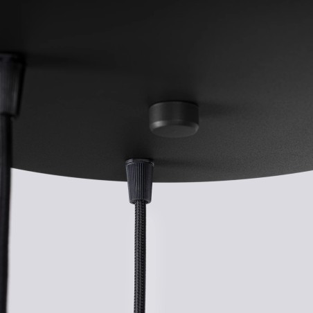 Suspension Mido, noir, 3 lumières