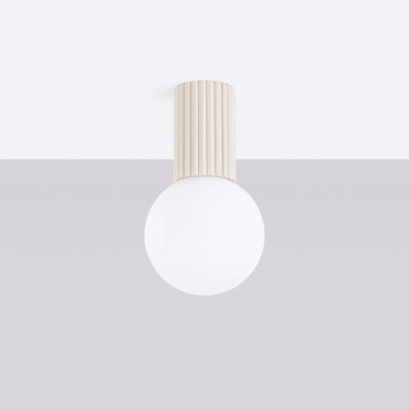 Spot en saillie Mido, beige