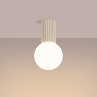 Spot en saillie Mido, beige