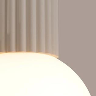 Spot en saillie Mido, beige