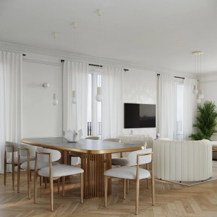 Suspension Mido, beige