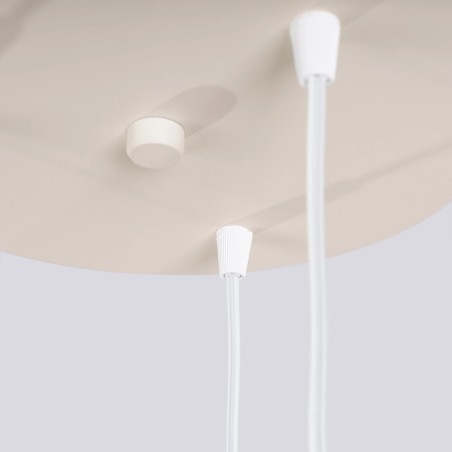 Suspension Mido, beige, 3 lumières