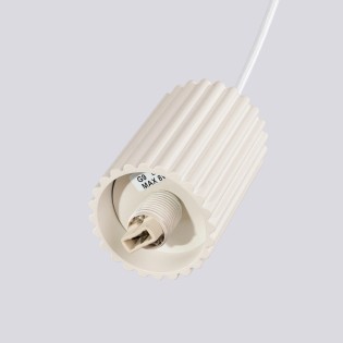 Suspension Mido, beige, 3 lumières