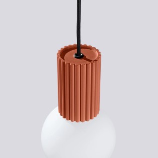 Suspension Mido, rouge