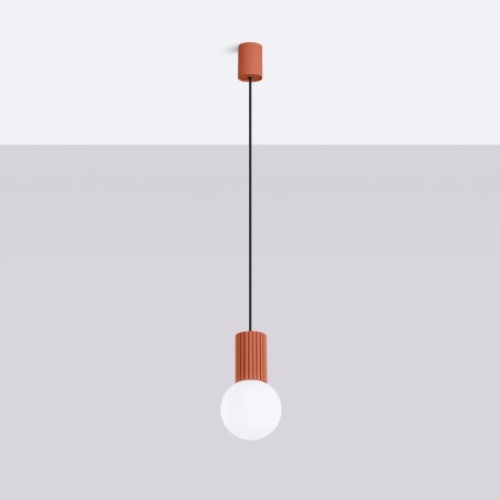 Suspension Mido, rouge