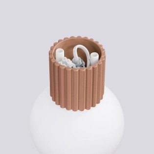 Applique murale Mido, moka