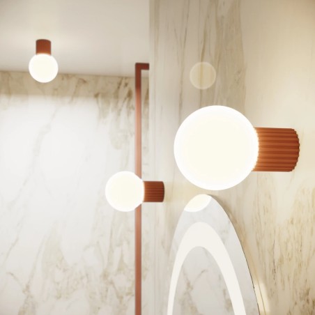 Applique murale Mido, moka