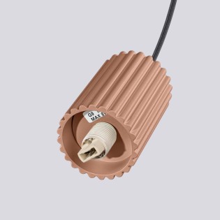 Suspension Mido, moka, 3 lumières