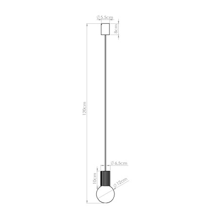 Suspension Mido, moka