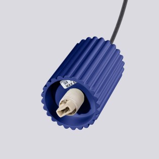 Suspension Mido, bleu outremer, 3 lumières