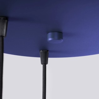 Suspension Mido, bleu outremer, 3 lumières