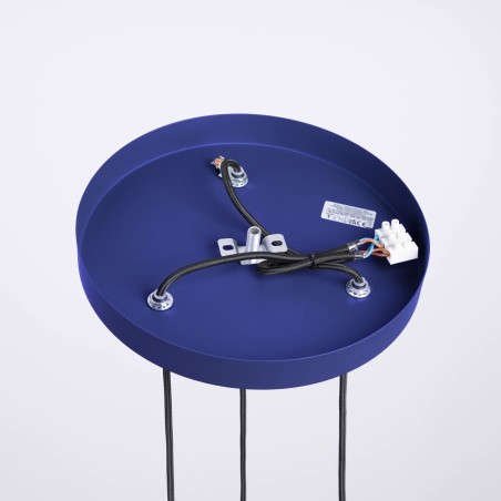 Suspension Mido, bleu outremer, 3 lumières