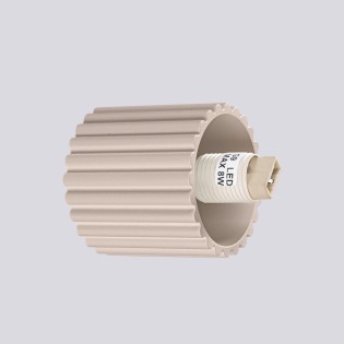 Applique murale Mido, couleur taupe