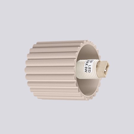 Applique murale Mido, couleur taupe