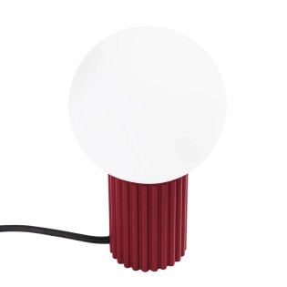 Lampe de table Mido, burgundy