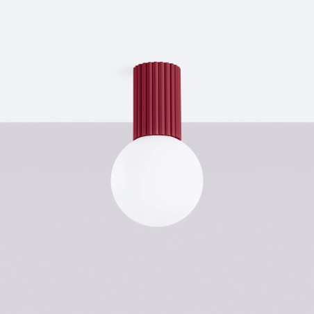 Spot en saillie Mido, burgundy