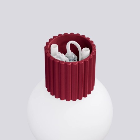 Applique murale Mido, burgundy