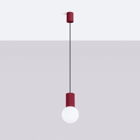 Suspension Mido, burgundy