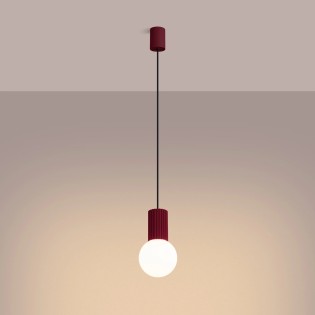 Suspension Mido, burgundy