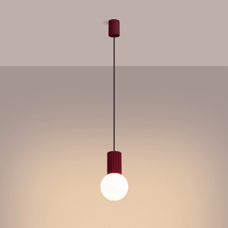 Suspension Mido, burgundy